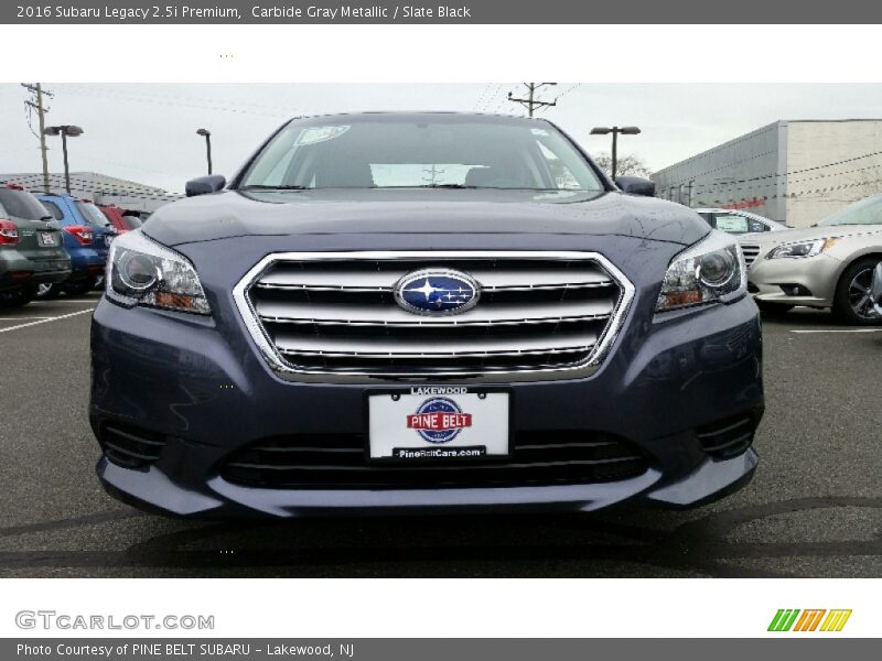 Carbide Gray Metallic / Slate Black 2016 Subaru Legacy 2.5i Premium