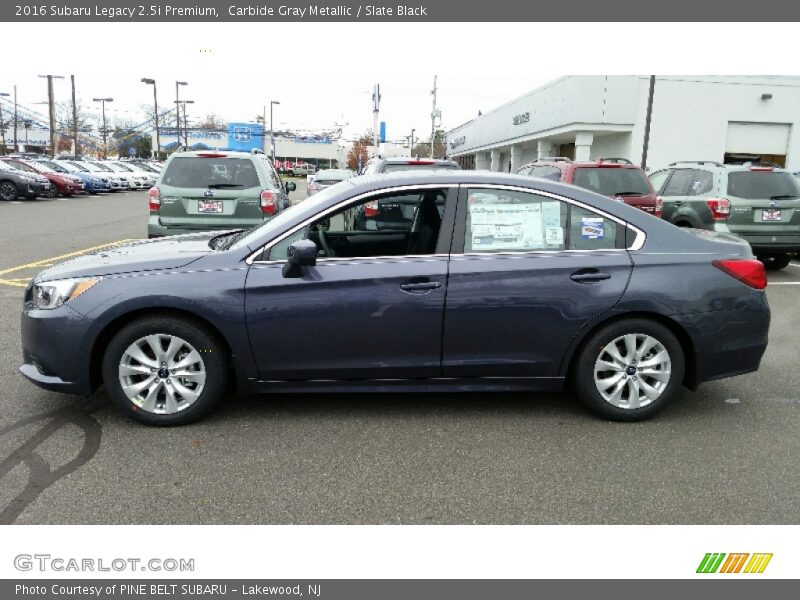 Carbide Gray Metallic / Slate Black 2016 Subaru Legacy 2.5i Premium