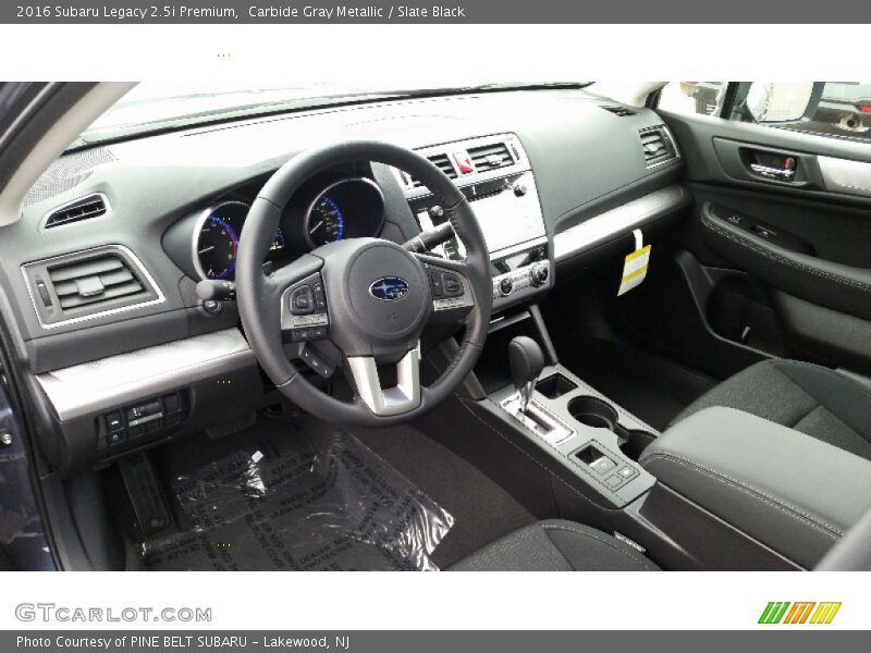 Carbide Gray Metallic / Slate Black 2016 Subaru Legacy 2.5i Premium