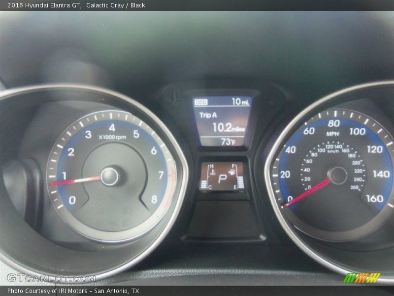 Galactic Gray / Black 2016 Hyundai Elantra GT