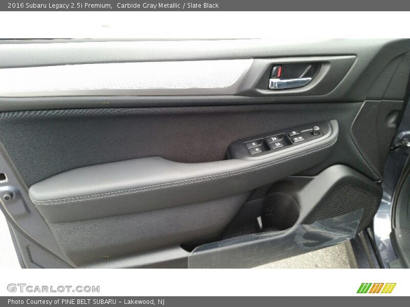 Carbide Gray Metallic / Slate Black 2016 Subaru Legacy 2.5i Premium