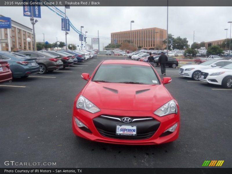 Tsukuba Red / Black 2016 Hyundai Genesis Coupe 3.8