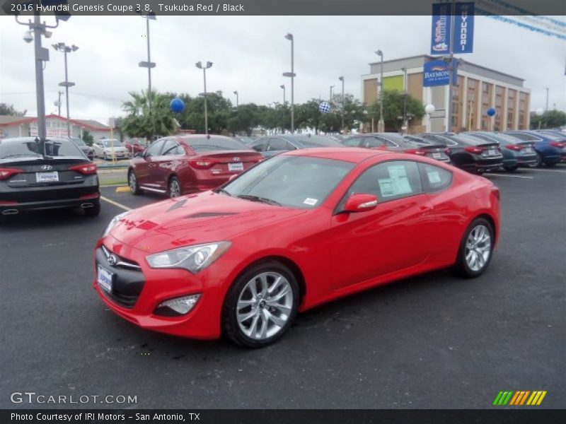 Tsukuba Red / Black 2016 Hyundai Genesis Coupe 3.8