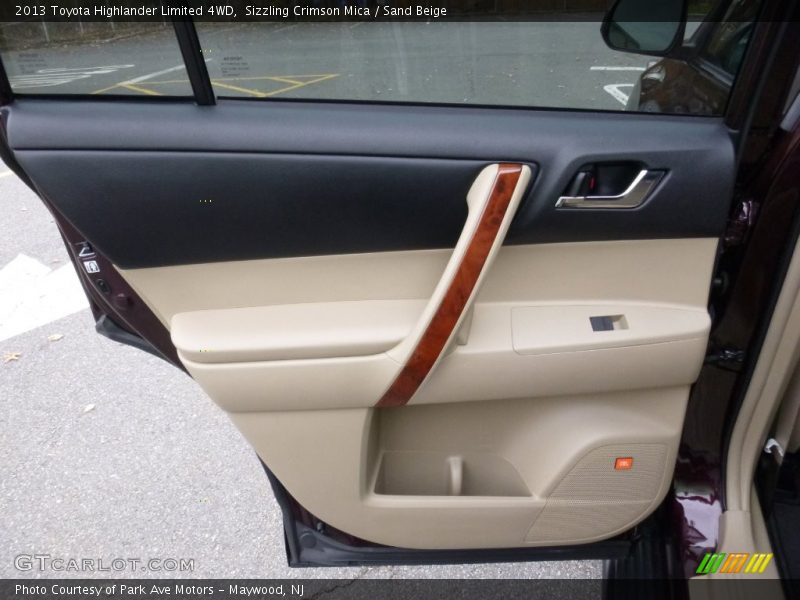 Sizzling Crimson Mica / Sand Beige 2013 Toyota Highlander Limited 4WD