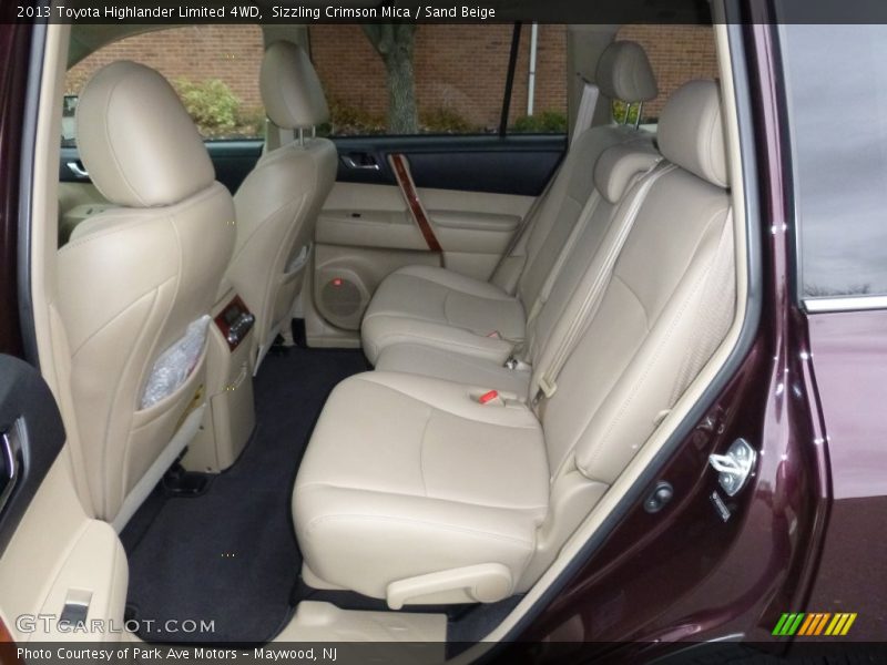 Sizzling Crimson Mica / Sand Beige 2013 Toyota Highlander Limited 4WD