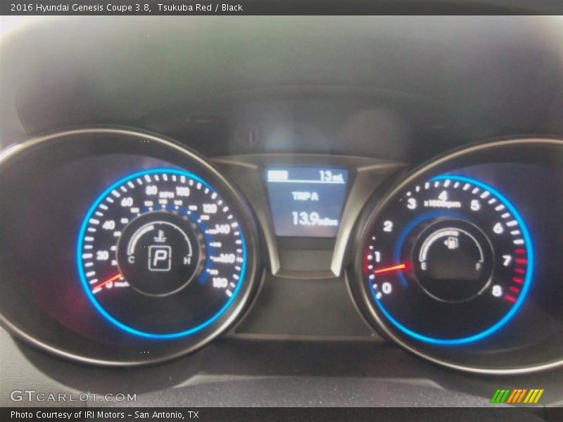  2016 Genesis Coupe 3.8 3.8 Gauges