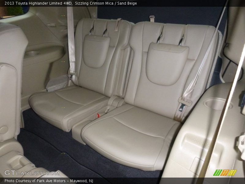 Sizzling Crimson Mica / Sand Beige 2013 Toyota Highlander Limited 4WD