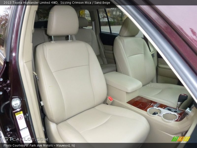 Sizzling Crimson Mica / Sand Beige 2013 Toyota Highlander Limited 4WD