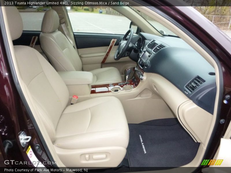 Sizzling Crimson Mica / Sand Beige 2013 Toyota Highlander Limited 4WD