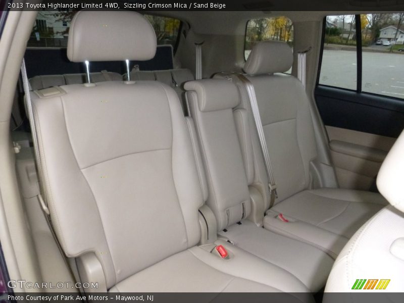 Sizzling Crimson Mica / Sand Beige 2013 Toyota Highlander Limited 4WD