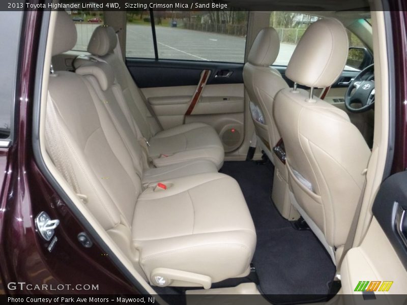 Sizzling Crimson Mica / Sand Beige 2013 Toyota Highlander Limited 4WD