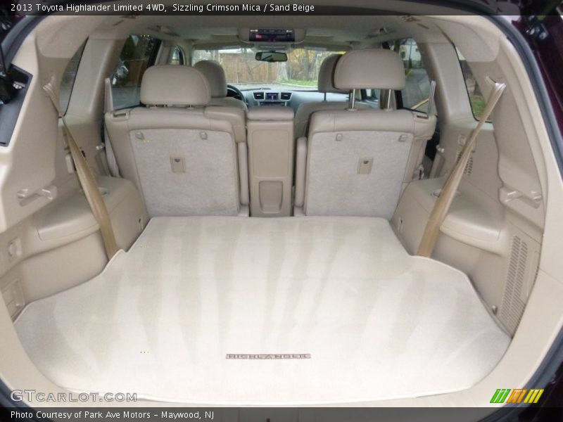 Sizzling Crimson Mica / Sand Beige 2013 Toyota Highlander Limited 4WD