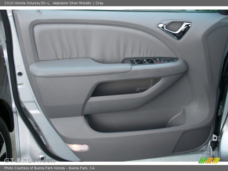 Alabaster Silver Metallic / Gray 2010 Honda Odyssey EX-L