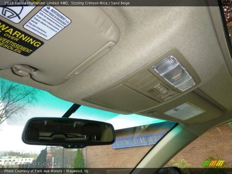 Sizzling Crimson Mica / Sand Beige 2013 Toyota Highlander Limited 4WD