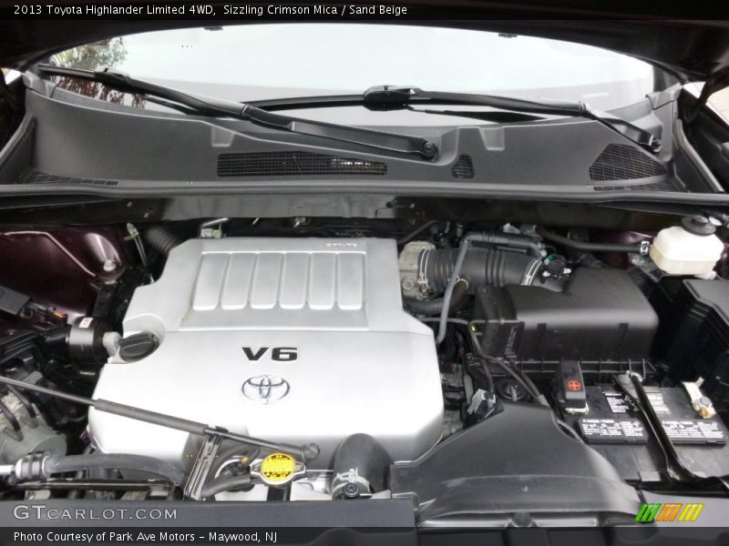 Sizzling Crimson Mica / Sand Beige 2013 Toyota Highlander Limited 4WD