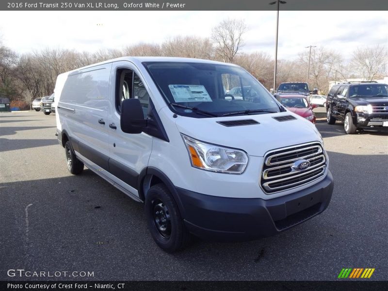Oxford White / Pewter 2016 Ford Transit 250 Van XL LR Long