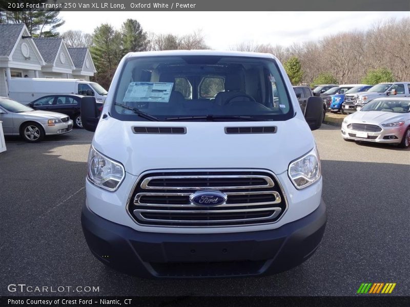 Oxford White / Pewter 2016 Ford Transit 250 Van XL LR Long