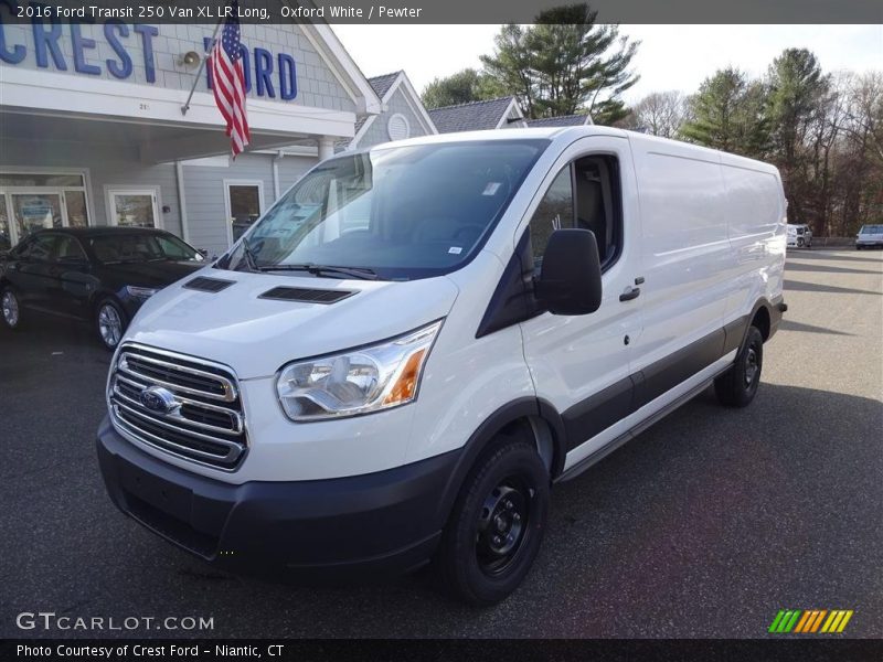 Oxford White / Pewter 2016 Ford Transit 250 Van XL LR Long