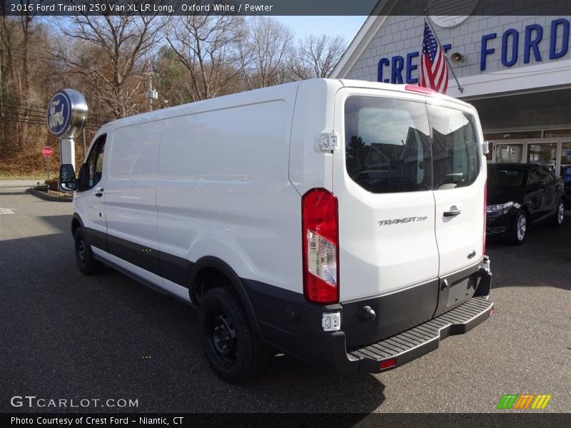 Oxford White / Pewter 2016 Ford Transit 250 Van XL LR Long