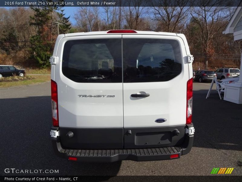 Oxford White / Pewter 2016 Ford Transit 250 Van XL LR Long