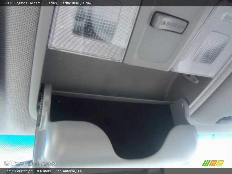 Pacific Blue / Gray 2016 Hyundai Accent SE Sedan
