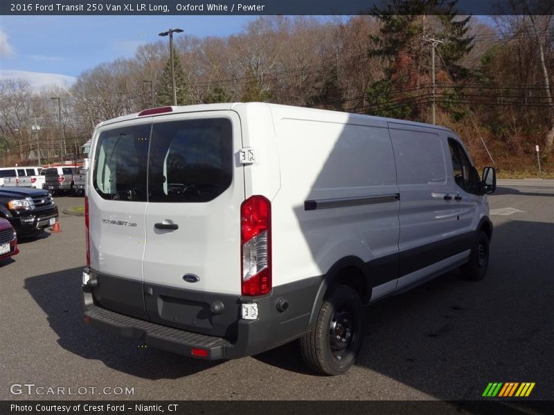 Oxford White / Pewter 2016 Ford Transit 250 Van XL LR Long