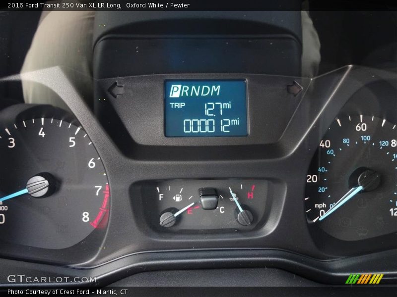 Oxford White / Pewter 2016 Ford Transit 250 Van XL LR Long