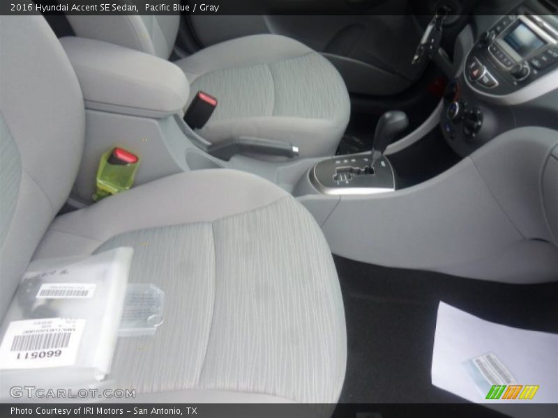 Pacific Blue / Gray 2016 Hyundai Accent SE Sedan