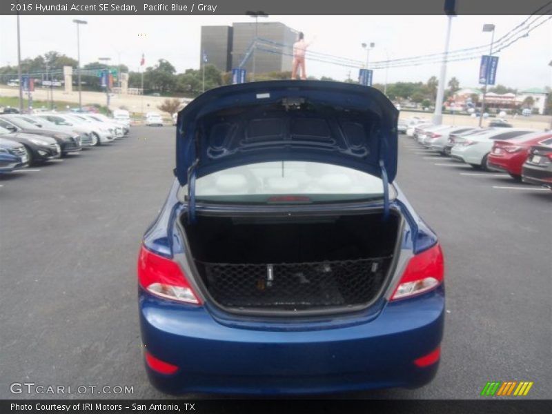 Pacific Blue / Gray 2016 Hyundai Accent SE Sedan