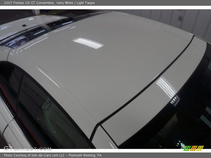 Ivory White / Light Taupe 2007 Pontiac G6 GT Convertible