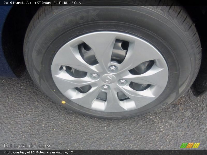 Pacific Blue / Gray 2016 Hyundai Accent SE Sedan