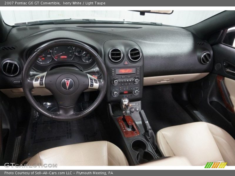 Ivory White / Light Taupe 2007 Pontiac G6 GT Convertible