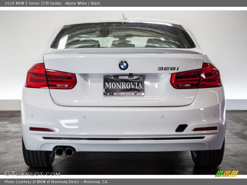 Alpine White / Black 2016 BMW 3 Series 328i Sedan