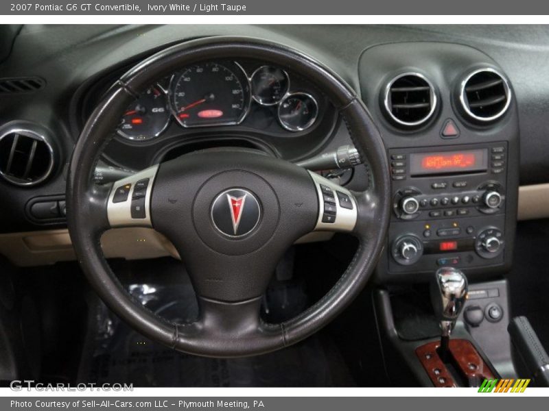 Ivory White / Light Taupe 2007 Pontiac G6 GT Convertible