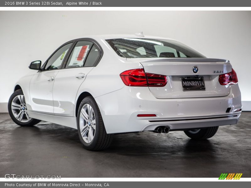 Alpine White / Black 2016 BMW 3 Series 328i Sedan
