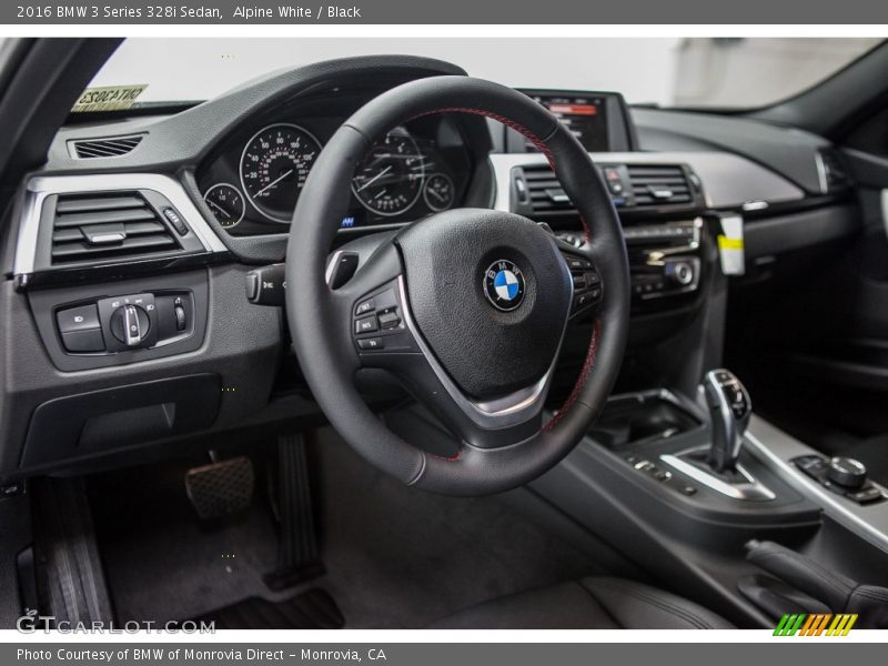Alpine White / Black 2016 BMW 3 Series 328i Sedan