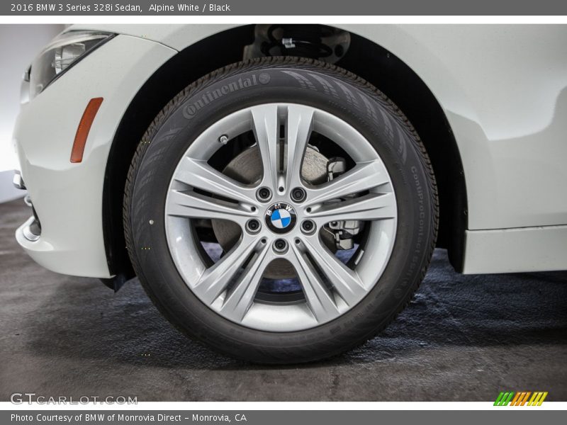 Alpine White / Black 2016 BMW 3 Series 328i Sedan