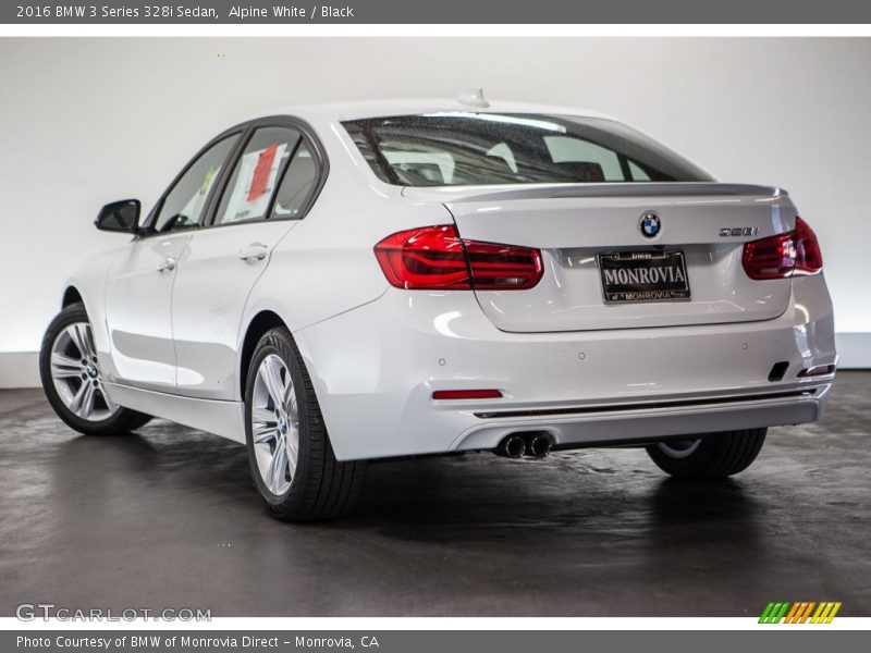 Alpine White / Black 2016 BMW 3 Series 328i Sedan