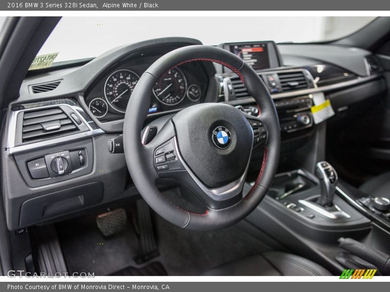 Alpine White / Black 2016 BMW 3 Series 328i Sedan