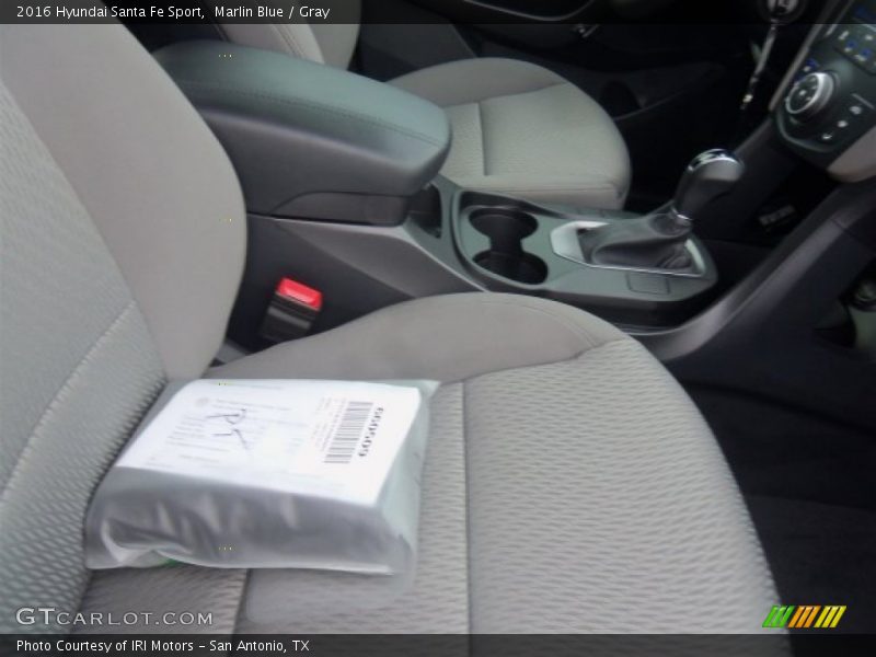 Marlin Blue / Gray 2016 Hyundai Santa Fe Sport