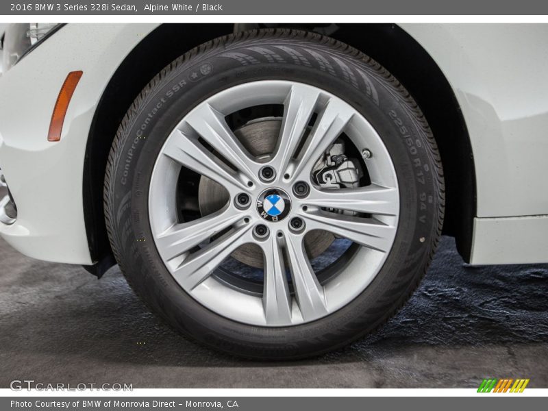 Alpine White / Black 2016 BMW 3 Series 328i Sedan