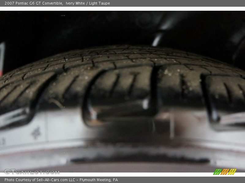 Ivory White / Light Taupe 2007 Pontiac G6 GT Convertible