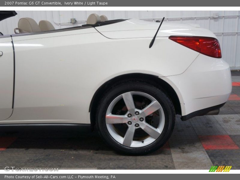 Ivory White / Light Taupe 2007 Pontiac G6 GT Convertible