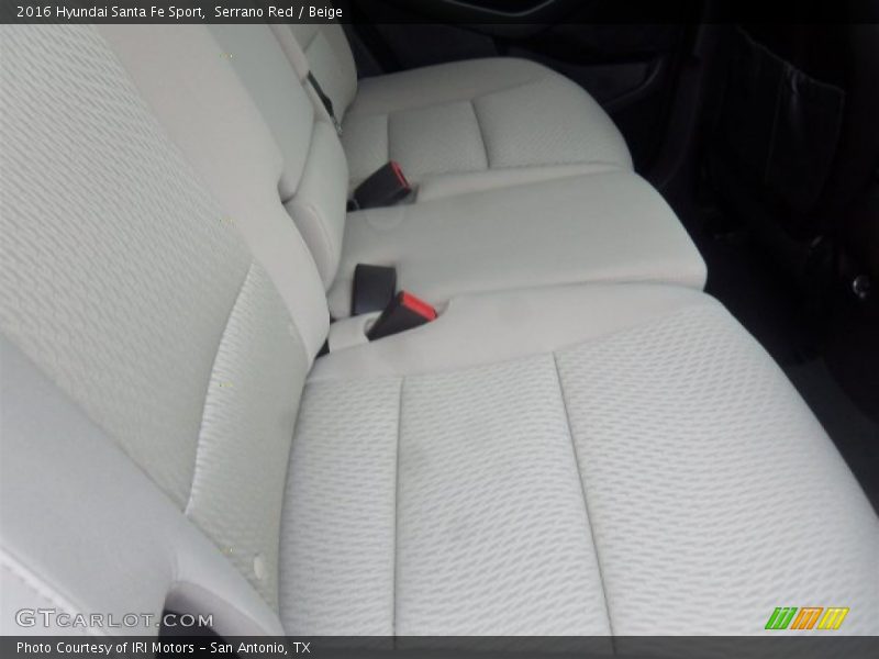 Serrano Red / Beige 2016 Hyundai Santa Fe Sport