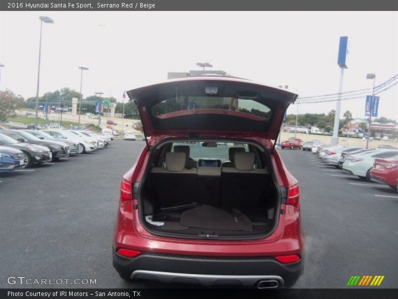 Serrano Red / Beige 2016 Hyundai Santa Fe Sport