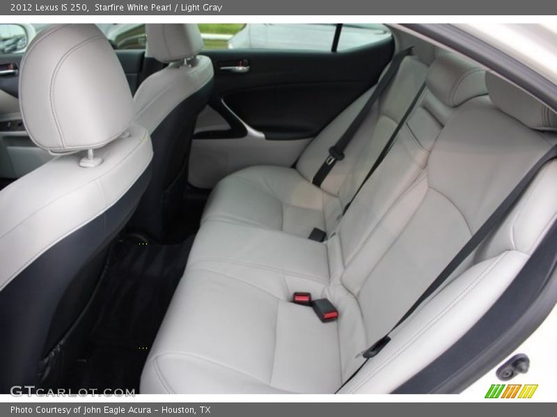 Starfire White Pearl / Light Gray 2012 Lexus IS 250