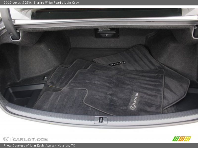 Starfire White Pearl / Light Gray 2012 Lexus IS 250