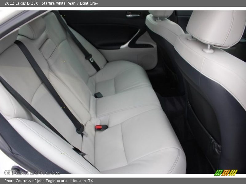 Starfire White Pearl / Light Gray 2012 Lexus IS 250