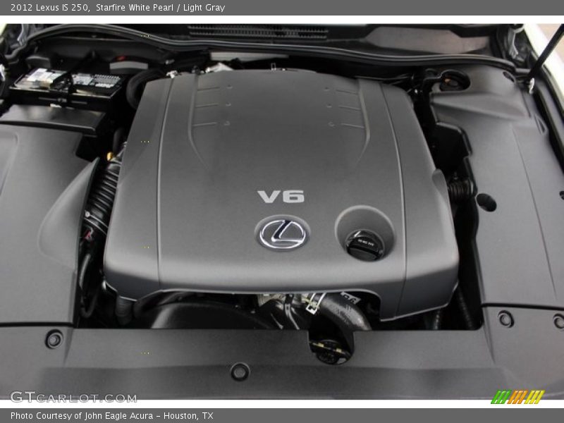 Starfire White Pearl / Light Gray 2012 Lexus IS 250