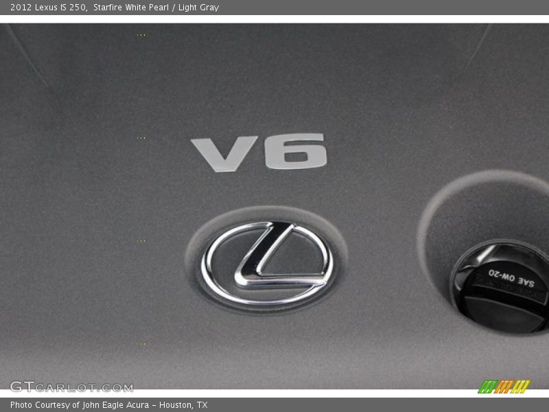 Starfire White Pearl / Light Gray 2012 Lexus IS 250